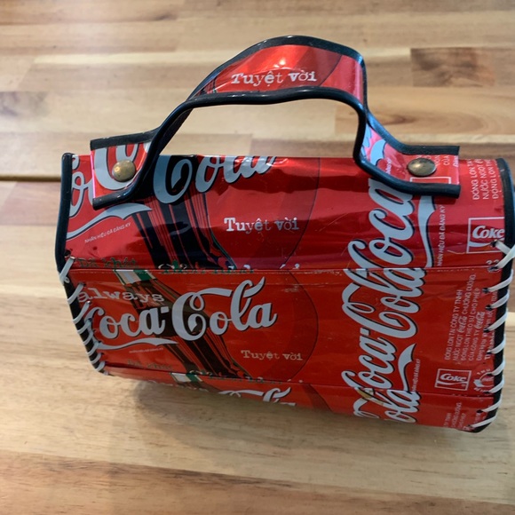 Vintage Coca Cola Handmade Mini Bag/Purse Retro - Picture 11 of 11
